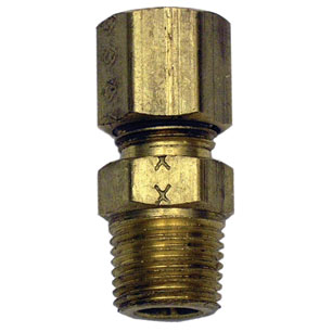 FITTING 1/8 NPT - 3/16 TUBE COMP (BRASS)