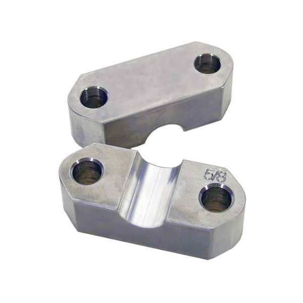 CLAMP BLOCK SET (5/8" TUBE, 3/8" MTG HOLES)