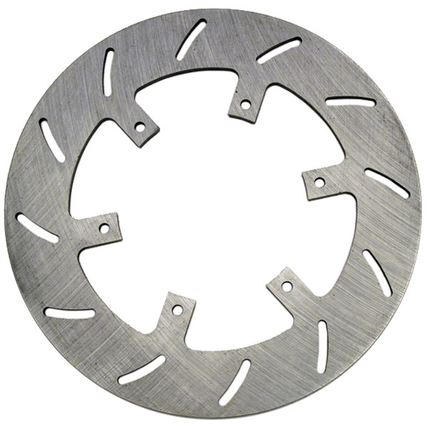 BRAKE ROTOR, 10"X1/4" SLOTTED STEEL