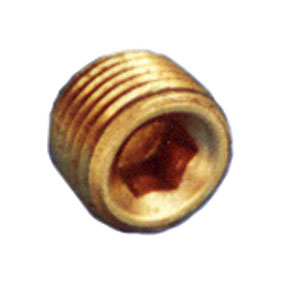 PLUG, 1/8" NPT (BRASS)