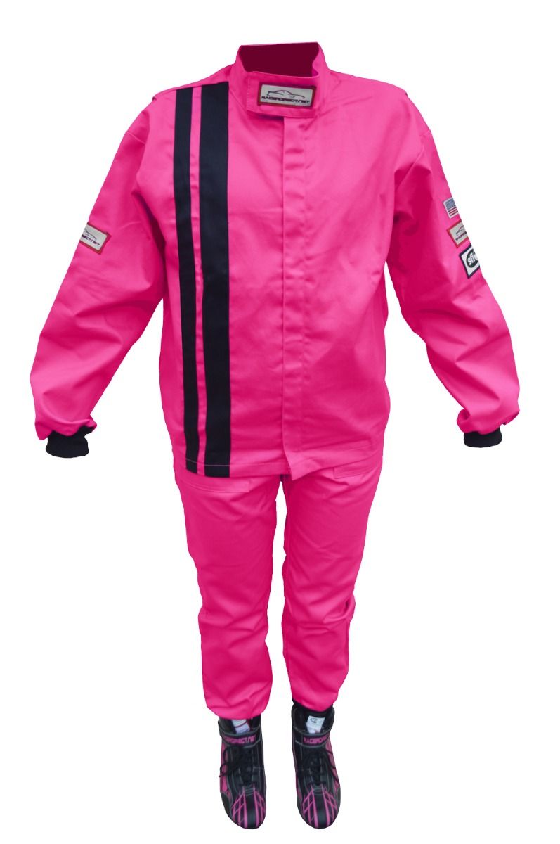 Junior Racerdirect Pink Kids FIRE Suit Race Suit Pants SFI 3-2A/1 Size 12-14 YRS of Age JR 