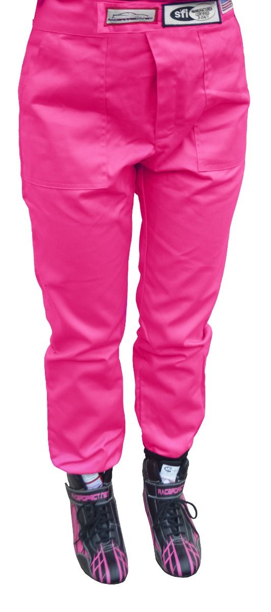 RACERDIRECT PINK YOUTH RACING FIRE PANTS SFI 3.2A/1