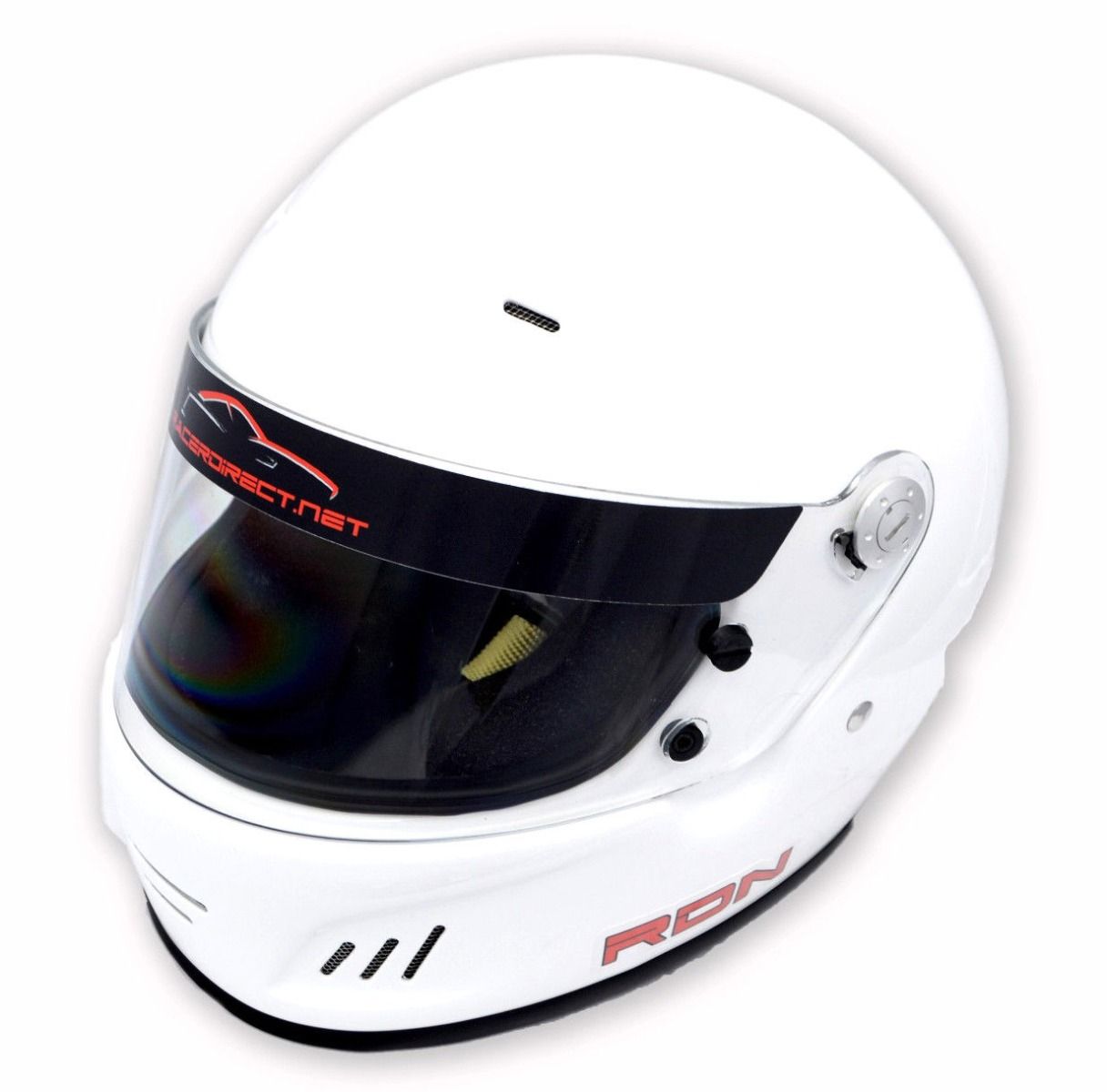 RACERDIRECT FULL FACE HELMET SA2015 WHITE SFI 24.1