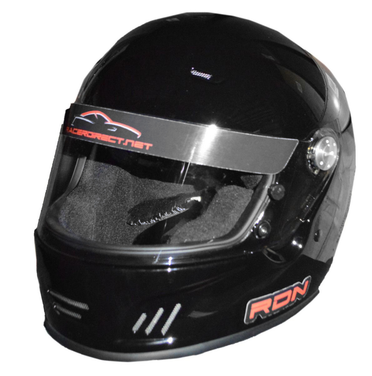 RACERDIRECT FULL FACE HELMET SA 2015 GLOSS BLACK SFI 24.1