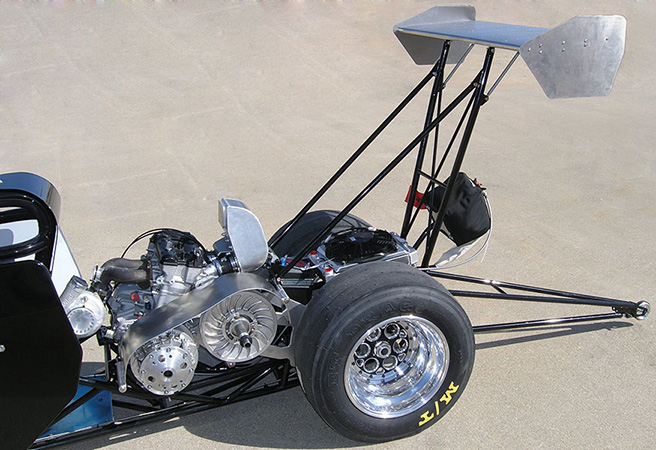 Rear Wing & Wheelie Bar
