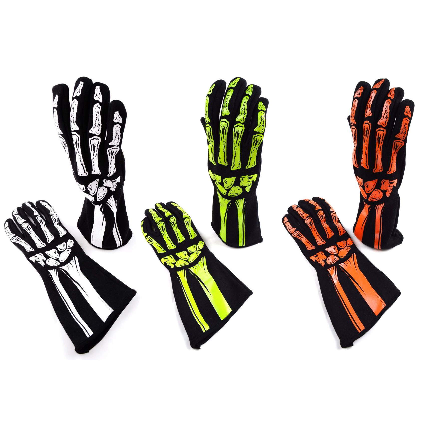 RJS SFI 3.3/1 SINGLE LAYER SKELETON FR GLOVES