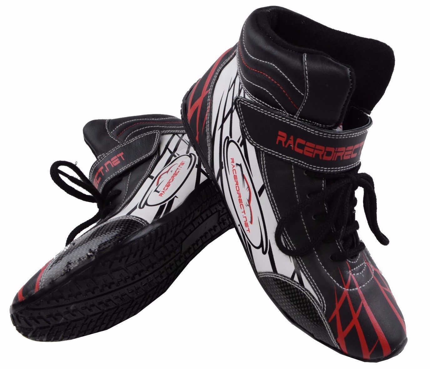 RACERDIRECT RACING SHOES SFI 3.3 LEATHER MID TOP SIZE KIDS